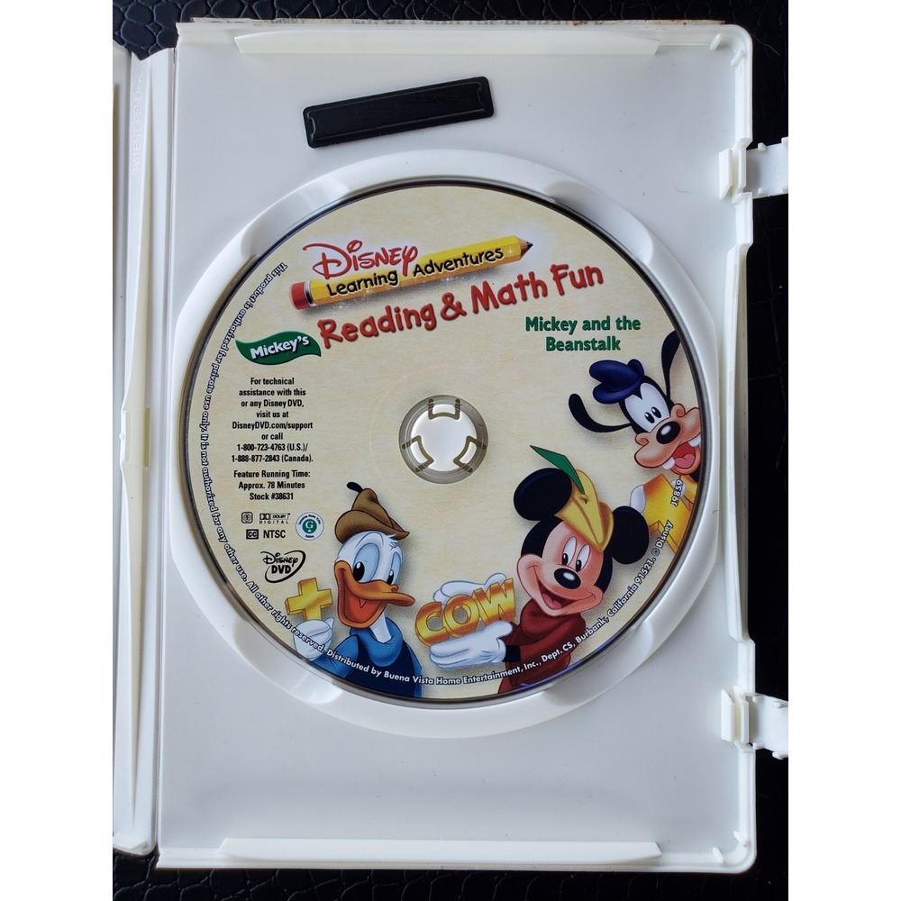 Vtg. Disney's Learning Adventures-Mickey's Reading Math & Fun-w/Activity Booklet - Picture 9 of 16